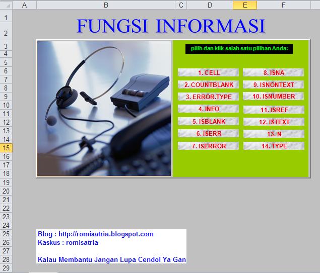 Rumus Microsoft Excel